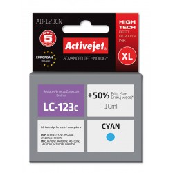 Activejet AB-123cn Tusz Cyan Do Drukarki Brother Zamiennik Brother Lc123c 10ml