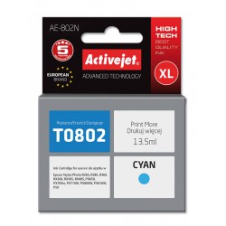 ActiveJet AE-802N tusz cyan do drukarki Epson zamiennik Epson T0802 13,5ml