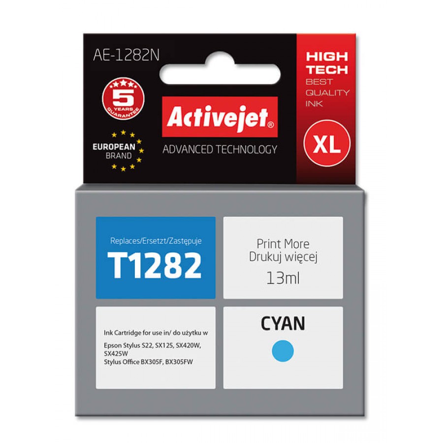 ActiveJet AE-1282N tusz cyan do drukarki Epson zamiennik Epson T1282 13ml