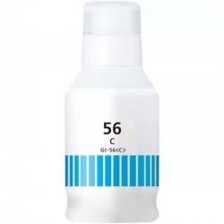 Tusz KC-GI56C zamiennik Canon GI56 Cyan GI-56 C 140ml Błękitny Pigment