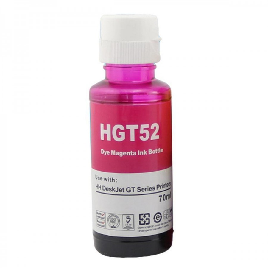 Tusz KH-GT52MXL zamiennik  HP Ink Tank GT52 M0H55AE 70ml czerwony