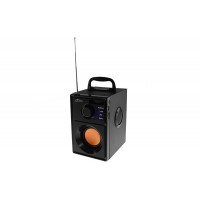 Głośnik MT3145 Mobilny BOOMBOX BT 2.1 Z Subwooferem Czarny RMS 15W