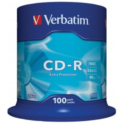 CD-R Verbatim 700MB Extra Protection CAKE 100