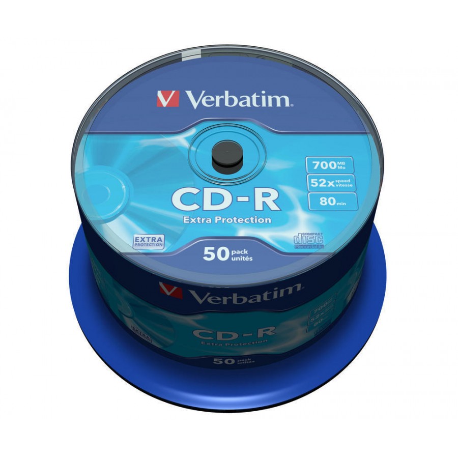 CD-R Verbatim 700MB Extra Prot CAKE 50