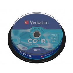 CD-R Verbatim 700MB Extra Prot CAKE 10