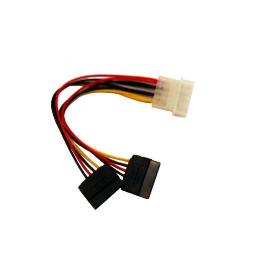 Kabel Sata Zasilający Molex(M)->Sata(F) X2 15cm Gembird