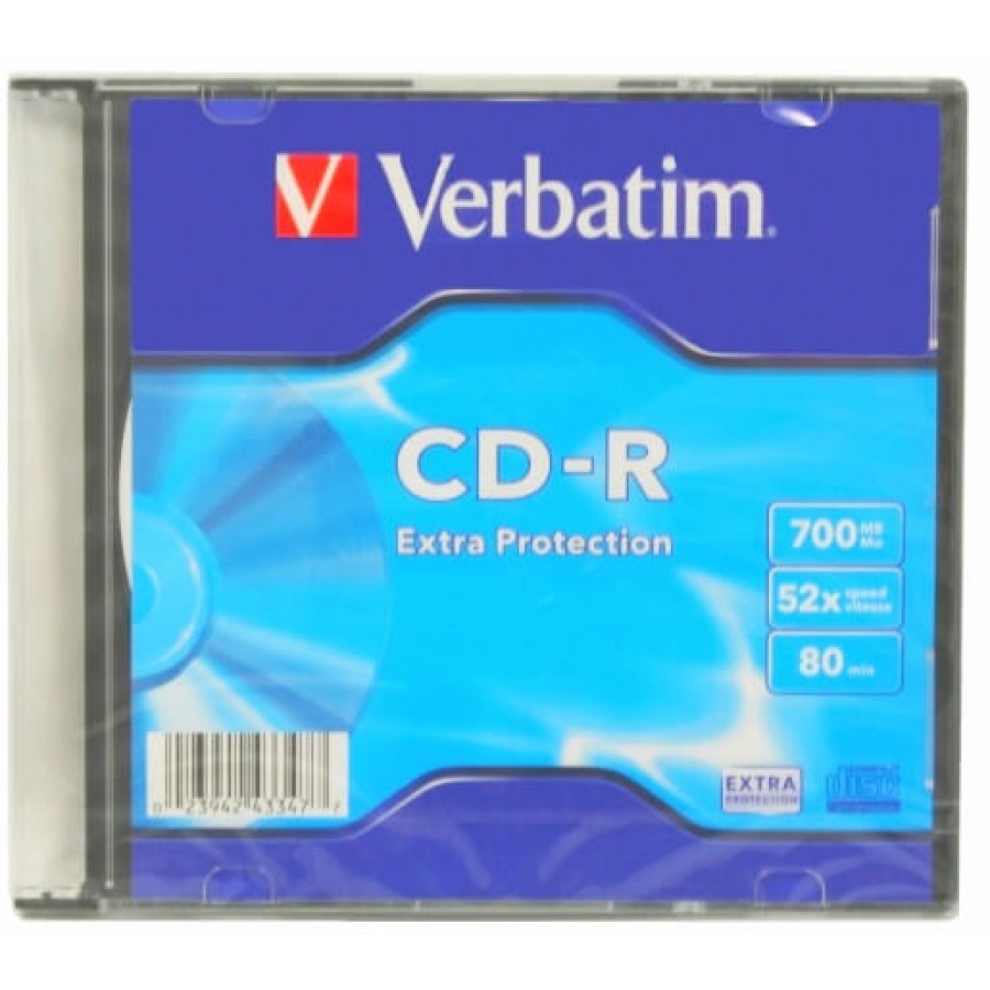 CD-R Verbatim 700MB Extra Protection (Slim 1szt)