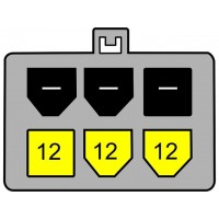 Kabel Rozdzielacz Zasilania 2xHDD/1xpci Expr. 6pin 82315