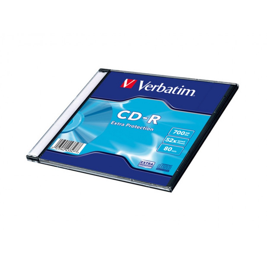 CD-R Verbatim 700MB Extra Prot 200-PACK Slim