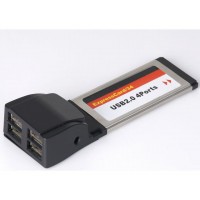 Karta Express Card->USB 2.0 4-Port Gembird