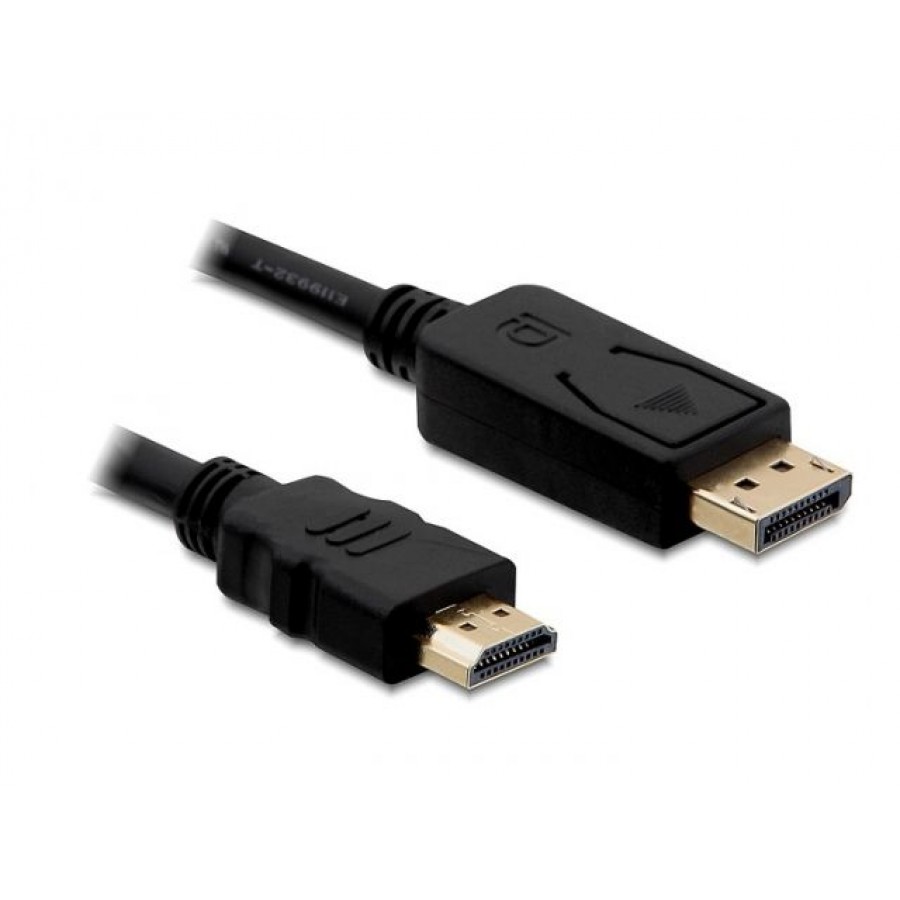 Kabel Displayport M->HDMI M 5m Gold Delock