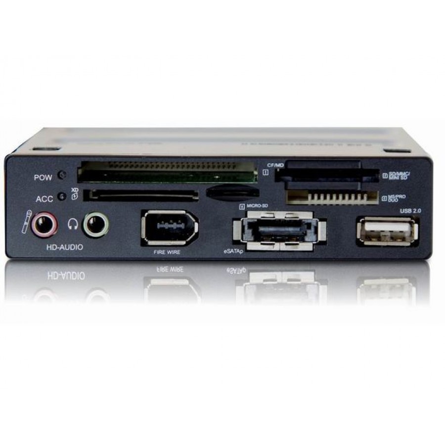 Frontpanel Delock Multi USB/Audio/Esata/Firewire/Czytnik 43in1