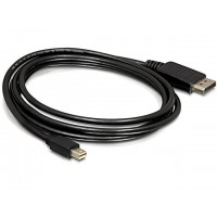 Kabel Displayport Mini(M)->Displayport (M) 1.8m Delock