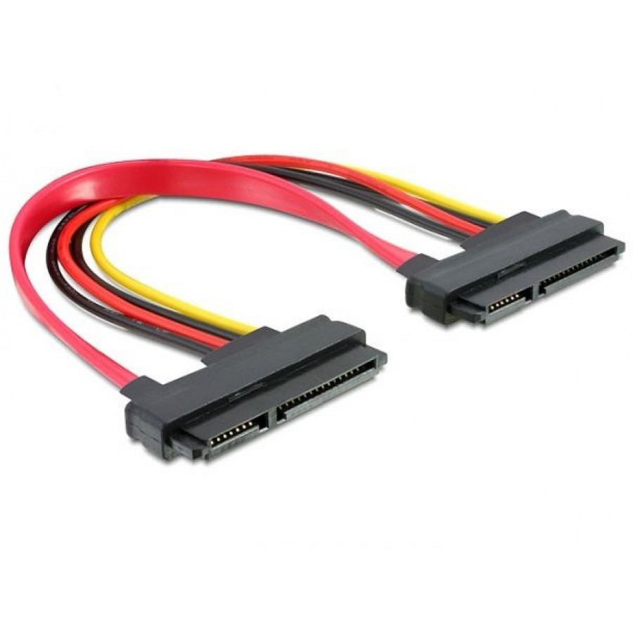 Kabel Sata 22pin(F)->Sata 22pin(F) 20cm Delock