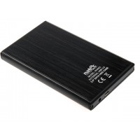 Kieszen HDD Zewnetrzna SATA Natec Rhino 2.5" USB 2.0 Aluminium Black Slim