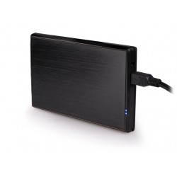 Kieszen HDD Zewnetrzna SATA Natec Rhino 2.5" USB 2.0 Aluminium Black Slim