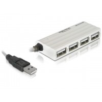 Hub USB 2.0 4-Porty 2.0 Slim Delock