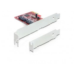 Karta PCI Express->SATA Internal X2 6gb/S Raid Low Profile Delock