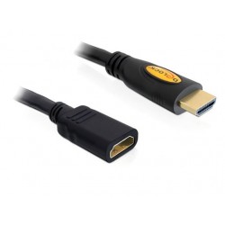 Przedłużacz HDMI A-A M/F V1.4 High Speed Ethernet 1m Delock