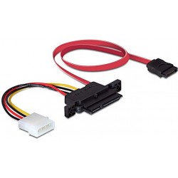 Kabel SATA Data 22pin NSS->SATA 7pin + Zasilanie Molex 4pin 50cm Delock