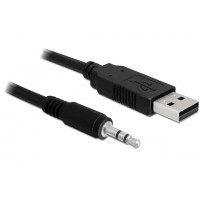 Kabel USB 2.0(Am)->Serial TTL 3.5mm Jack 5V 1.8m Delock