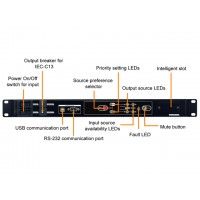 Automatic Transfer Switch Rack 19" Dla UPS Power Walker Do 3000VA, 8x IEC C13, 1x IEC C19