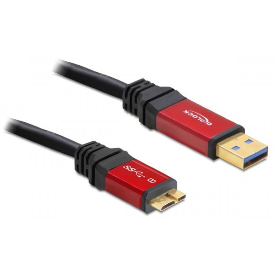 Kabel USB-A(M)->B(M) Premium Micro 3.0 2m Delock