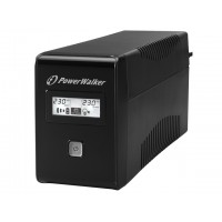 UPS Power Walker Line-Interactive 650VA 2x Schuko Out, Rj11 In/Out, USB, LCD