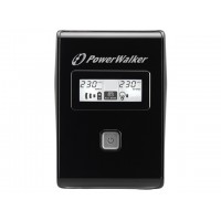 UPS Power Walker Line-Interactive 650VA 2x Schuko Out, Rj11 In/Out, USB, LCD