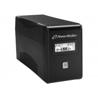 UPS Power Walker Line-Interactive 650VA 2x Schuko Out, Rj11 In/Out, USB, LCD