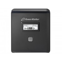 UPS Power Walker Line-Interactive 1000VA 2x Schuko + 2xiec Out, Rj11/Rj45 In/Out, USB, LCD