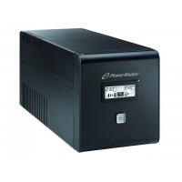 UPS Power Walker Line-Interactive 1000VA 2x Schuko + 2xiec Out, Rj11/Rj45 In/Out, USB, LCD