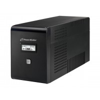 UPS Power Walker Line-Interactive 1500VA 2x Schuko + 2xiec Out, Rj11/Rj45 In/Out, USB, LCD