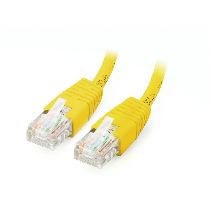 Patch Cord Kat.5e 1m Żółty Equip