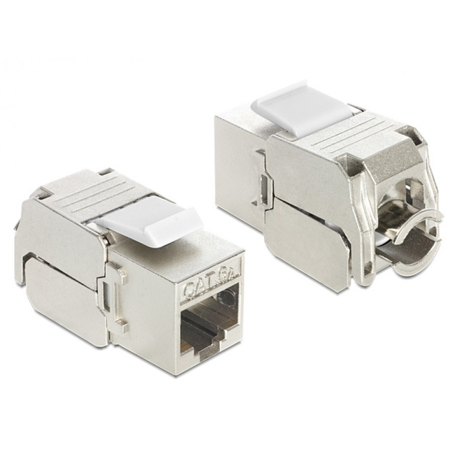 Moduł Keystone Gniazdo Rj45->Lsa Cat 6a Do Puszki Montażowej Delock