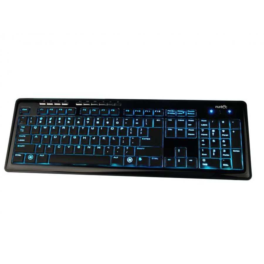 Klawiatura Natec Medusa 2 Backlight Black USB Hiszpański Layout