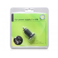 Ładowarka Adapter Napięcia Zapalniczka 12v/24v->USB X2 5v2.1a Black Navilock