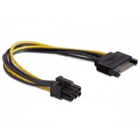 Kabel Sata Zasilający(M)->PCI Express 6-Pin 21cm Delock