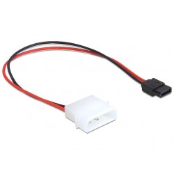 Kabel Sata Zasilający Molex(M)->Sata(F) 6 Pin 24.5cm Delock