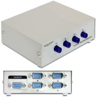 Switch Delock 4-Port RS232 Szary