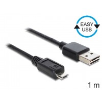 Kabel USB Micro Am-Mbm5p Easy-USB 2.0 1m Delock