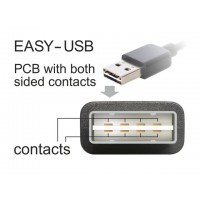 Kabel USB Micro Am-Mbm5p Easy-USB 2.0 1m Delock