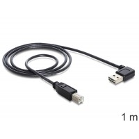 Kabel USB Am-Ab 2.0 Easy-USB 1m Kątowy Am 90° Delock