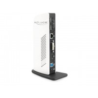 Replikator Portów USB 3.0->Mic,Audio,HDMI, Dvi, Lan, 4x USB 2.0, 2x USB 3.0+Zasilanie Delock