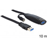 Przedłużacz USB Am-Af 3.0 10m Aktywny Black Delock