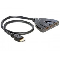 Przełącznik Splitter HDMI 3 Urządzenia Bidirectional Delock