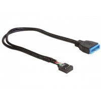 Przedłużacz USB Pin Header USB 3.0 19 Pin USB 2.0 9 Pin 30 Cm Delock