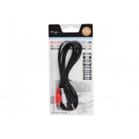 Kabel Minijack-2xrca Chinch M/M 1.5m Stereo Natec Extreme Media