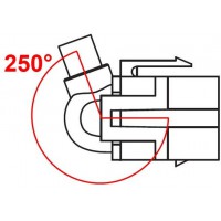 Moduł Keystone Gniazdo HDMI(F)->HDMI(F) 250° Na Kablu 22cm Do Puszki Montażowej Delock