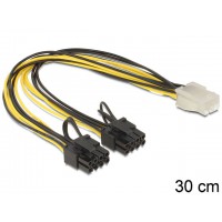 Kabel Rozdzielacz Zasilania 2xPCI Expr. 8 Pin/1xPCI Expr. 6pin Delock